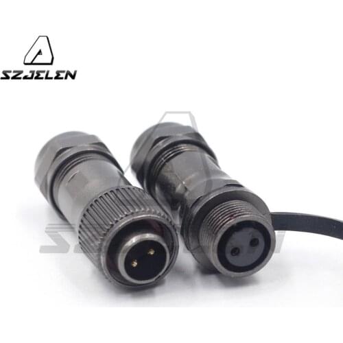 WEIPU ST12 series 2pin Waterproof Connector plug socket, IP67, LED industrial connector ,Automotive connector