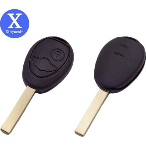 XINYUEXIN Keyless Enter Remote Key Replacement Shell Case Fob For BMW Mini One Cooper R50 R53 Blank Key 2 Buttons High Quality