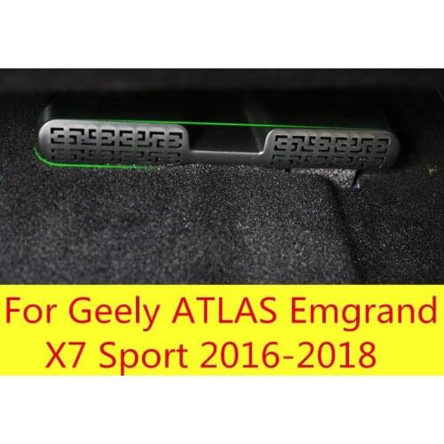 Under Seat Air Vent Outlet air conditioning Protective Cover Interior Accessories For Geely ATLAS Emgrand X7 Sport 2016-2018