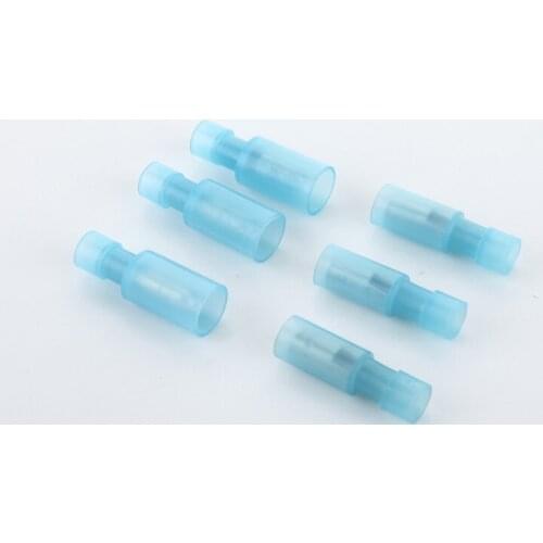10sets 1.5-2.5 square Nylon bullet Male and female wire connector Blue docking terminal to plug Quick wiring terminal
