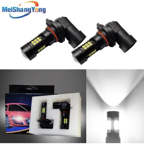 2pcs 9006 HB4 LED Fog Light 1200LM Car LED Bulbs 3030 White Running Lights Auto Lamp 6000K 12V LEDs Driving Lamp