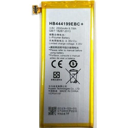 5pcs New HB444199EBC+ Battery Replacement For Huawei Honor 4C C8818 CHM- CL00 CHM-TL00H CHM-UL00 G Play Mini