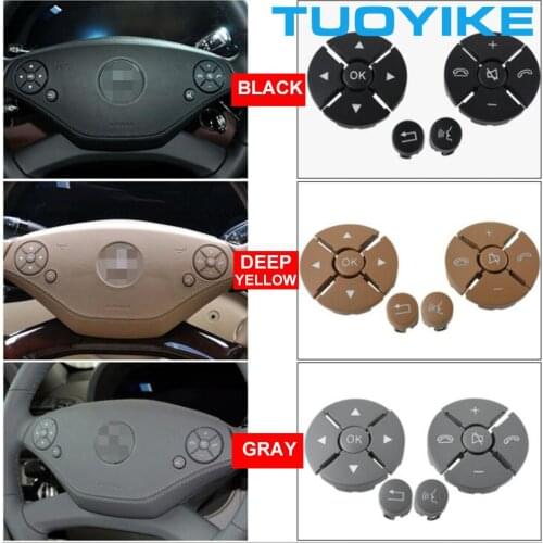 Car Multi-Function Steering Wheel Button Phone Key Control For Mercedes BENZ W221 S-Class S300 S320 S350 S400 S500 2010-2013