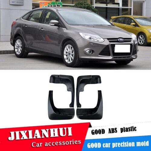 For Ford Focus 2012-2015 Mudflaps Splash Guards Front With the color and rear Mud Flap Mudguards Fender Modified special