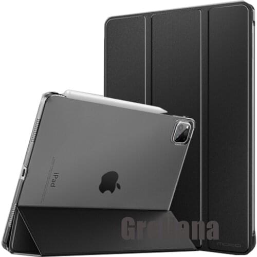 For iPad Pro 11"2018 Case,Translucent Frosted Back Stand Cover for iPad Pro 11 case 2020 Auto Wake/Sleep Trifold Tablet Cover