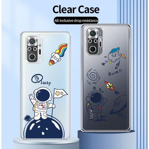 For Xiaomi Redmi Note 10 Pro Case Transparent Case For Redmi Note 10 Pro 4G Clear Phone Shell on Redmi Note 10 Pro Fashion Cover