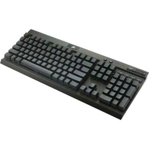 Black White PBT Double Shot Backlit 104 Top-lit Shine Through Translucent Backlit keycaps For Corsair K70 K65 K95 RGB Mechanical