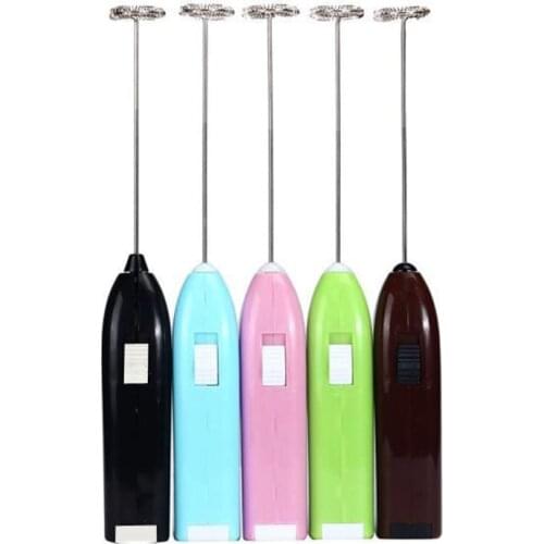 Electric Milk Frother Egg Beater Kitchen Drink Foamer Whisk Mixer Stirrer Coffee Cappuccino Creamer Whisk Frothy Blend Whisker