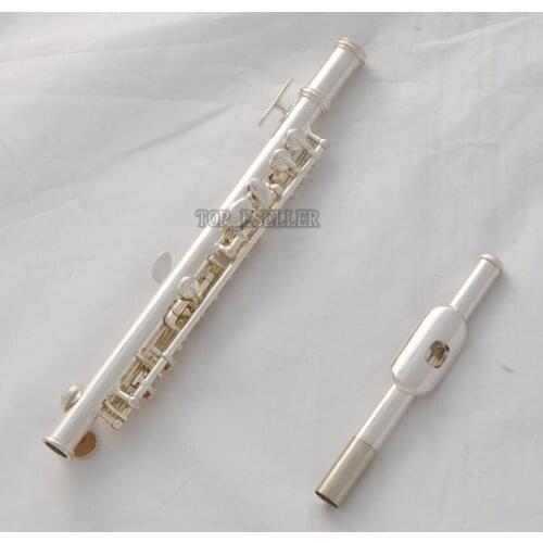 New Silver Plated C Key Piccolo Flute With Case