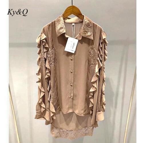 Коричневые блузки Ky&Q China At AliExpress