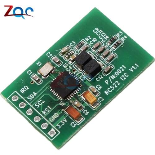 SPI RC522 RFID Module Card Reader Sensor Module Writer Module I2C IIC Interface IC Card RF Ultra-Small RC522 13.56MHz