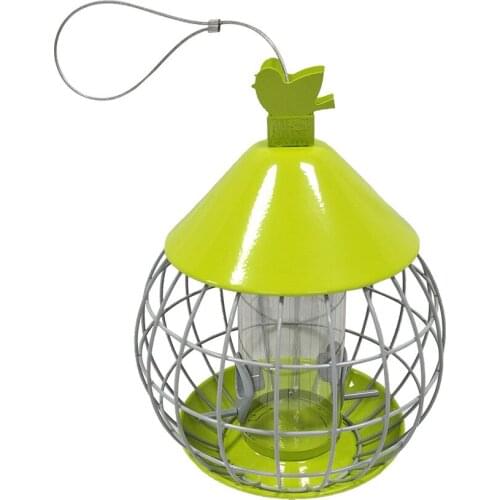 2021 New Round European Style Garden Wild Bird Feeder Outdoor Bird Feeders Food Container Squirrel Proof