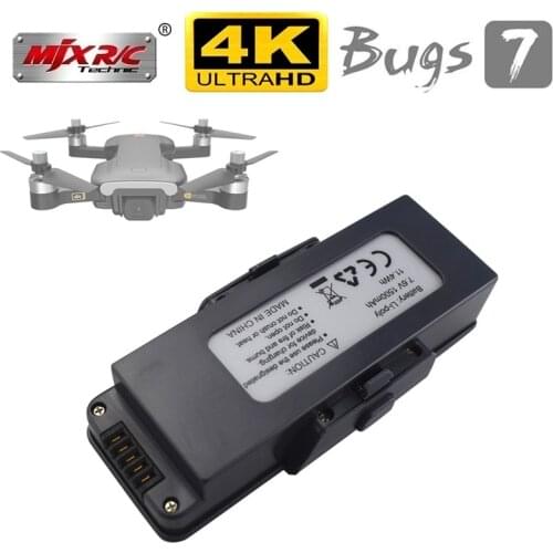 Original 7.6V Rechargeable Battery for MJX B7 Bugs 7 RC Drone Quadcopter Spare Parts 7.6V 1500mah lithium battery 1pcs/2pcs/3pcs