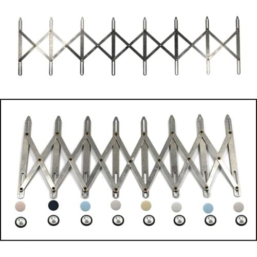 Buttonhole Spacer Expanding Crafting Guide Rule Sewing Gauge Equidistant Measuring Marking Tool for Grommet Button Holes