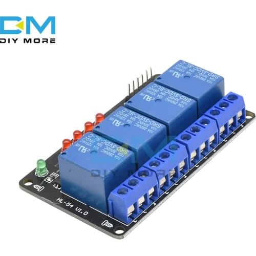 5V 4-Channel 4CH Relay Module For PIC AVR DSP ARM MSP430 For Arduino Smart Electronic 5V 4 Channel Relay Module 4 Way