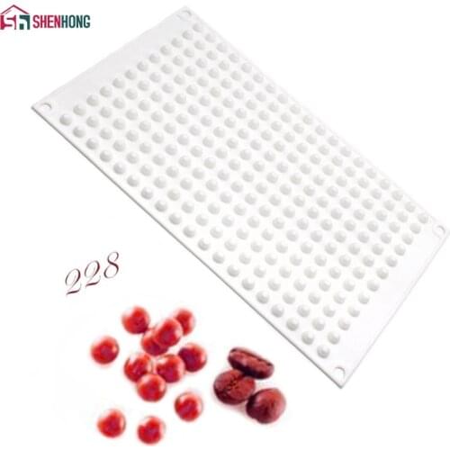 SHENHONG Round Beads DIY Small Silicone Decoration Mould Cake Mold Various Shape Mousse Muffin Moule Cookie Wedding Baking 3D