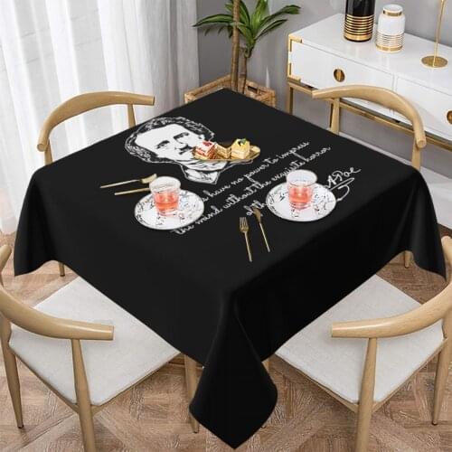 Black Cat Tablecloth Outdoor Polyester Table Cover Kawaii Wholesale Protection Print Table Cloth