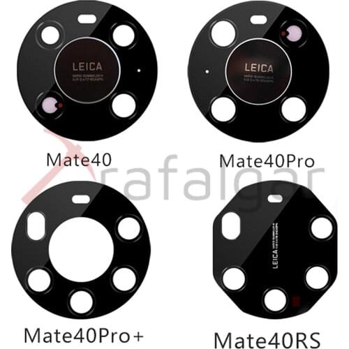 Rear Back Camera Glass Lens For Huawei Mate 40 Pro Camera Glass Lens+Frame Holder For Huawei Mate40 Pro Main Camera Lens Glass