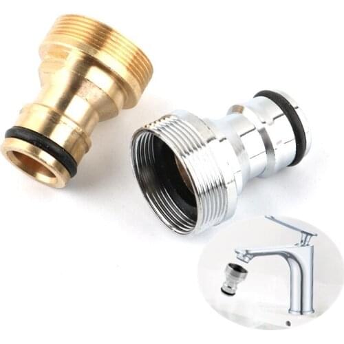 Universal Tap Kitchen Adapters Brass Faucet Tap Connector Mixer Hose Adaptor Basin Fitting Garden Watering Tools