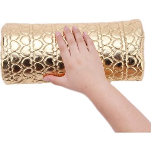 Waterproof 1PC Professional Hand Cushion Holder Soft PU Leather Sponge Arm Rest Heart Design Nail Pillow Manicure Art Supplies