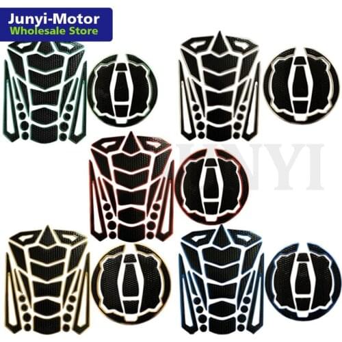 3D Motorcycle Sticker Decal Fuel Tank Pad Gas Cap Cover Protector For Kawasaki Z650 Z900 Versys X300