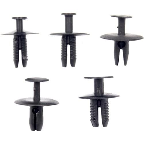 50Pcs Car Bumper Engine Cover Fastener Fender Trim Panel Clip fixed rivet retainers for BMW Peugeot SKODA