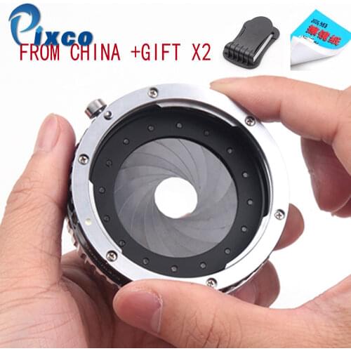 Pixco Suit For Canon EF Lens to Micro Four Thirds 4/3 Camera Built-In Aperture Control Speed Booster Focal Reducer Lens Adapter