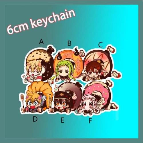 Anime Keychain Toilet-Bound Jibaku Shounen Hanako Kun Hanako-kun Yashiro Nene Minamoto Kou Nanamine Sakura Minamoto Teru strap