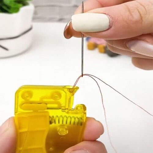 Automatic Needle Threader Sewing Needle Device Hand Machine DIY Tool Sewing Needles Parts For Elderly Household Accessories