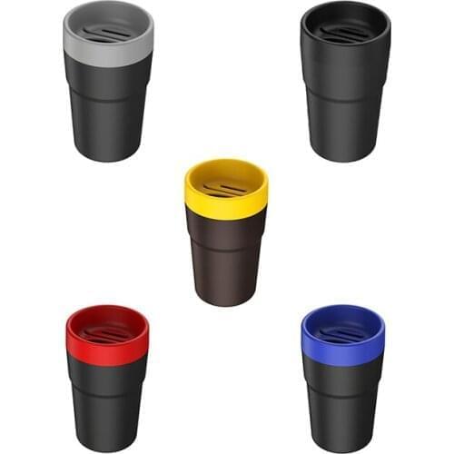 Car four-in-one trash can mini plastic pumping bucket car accessories multifunctional coin storage bucket pumping box