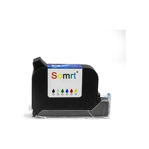 Quick fast dry permanent solvent ink cartridge compatible X2 for 12.7mm handheld inkjet printers text, symbols, QR code