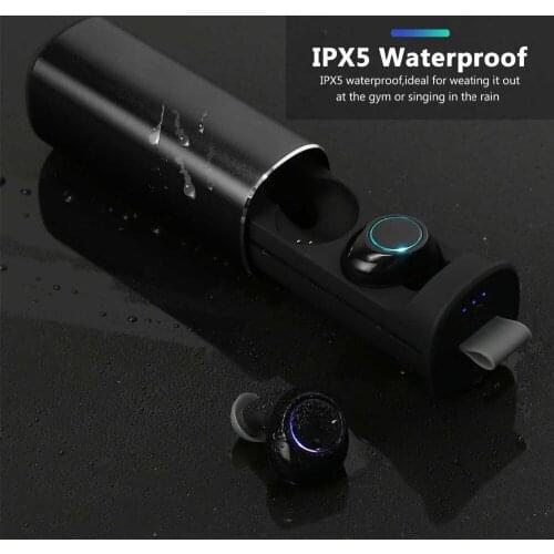 Citisky Wireless Bluetooth Earphone with Microphone Sports Waterproof Wireless Headsets