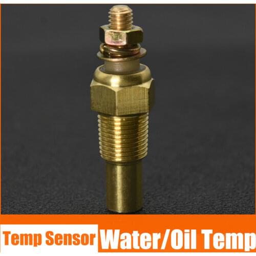 Temp Sensor Water Temp Sensor Oil Temp Sensor 1/8 NPT 12V Racing Car meter Temperature Sensor Unit Sender Gauge Electric Sender