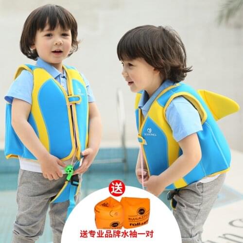 Child Rescue Vest Neoprene Boy Girl Life Vest Jackets Child Surfing Kids Water Sports Zipper Rescued Belt Safe Buckle Swimwear