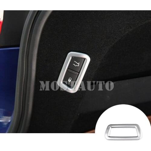 For Maserati Levante ABS Inner Rear Trunk Switch Frame Trim Cover 2016-2020 1pcs Car Accessories Interior Car Decor