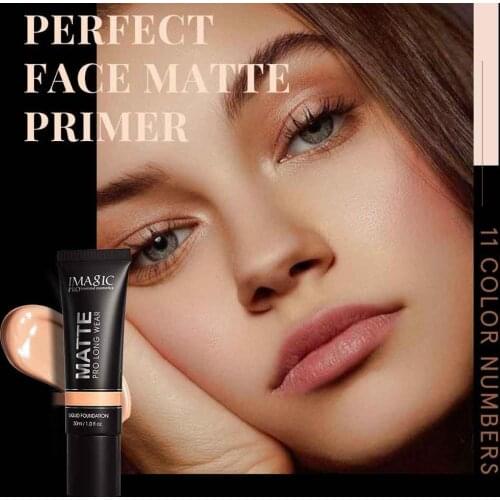 IMAGIC 11 Color Liquid Foundation Natural Makeup Oil Control Facial Concealer Moisturizing Brightening Foundation Makeup