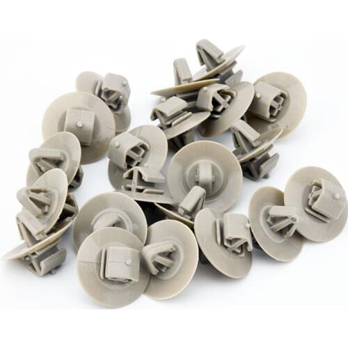 50Pcs Car Clips Side Moulding Lower Protection Door Trim For Renault Trafic Master Kangoo Iveco Nissan Primastar Opel Vivaro