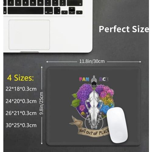 Pan Ace-Not Out Of Place Mouse Pad DIY Print Cushion Panromantic Pan Asexual Ace Pride Queer