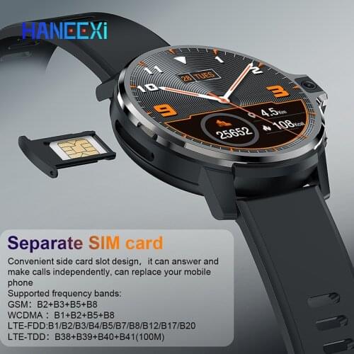 New trend 4G Smart Watch Men dual-chip system video call Android ios Watch Phone WIFI GPS Smartwatch 2021 For Xiaomi smartphones