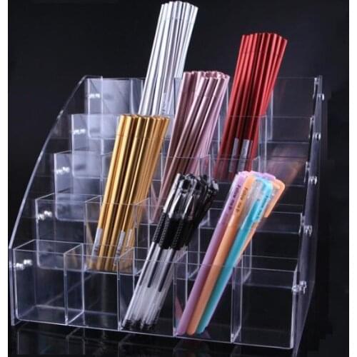 Pen stand acrylic Eyeshadow pen display stand stationery store pencil stand eyebrow pencil neutral pen ballpoint pen storage box