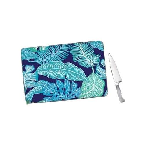 Tropik Pattern Glass Cutting Board