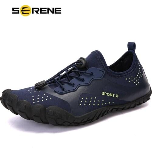 SERENE Brand Men Swimming Shoes Water Bicycle Seaside Beach Surfing Slippers Outdoor Soft Fitness Sneakers Climbing shoes