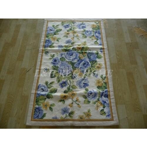 Free shipping 10K 3'x5' handmade needlepoint woolen rugs handmade rug