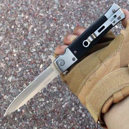 8.28'' Folding Blade Knife Outdoor Survival Knife Self Defense Weapons Multi-function Pocket Knife High Hardness Military Knives