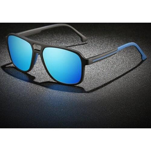 Classic Men Polarized Sunglasses Brand Design Male Square Coating Driving Sun Glasses Retro UV400 Shades Eyewear gafas de sol