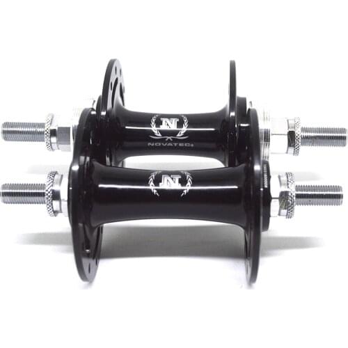 Fixed Gear Hubs Bicycle Hub Novatec 165 166 Front&Rear Track Bike Axle Part Bearing Steel Hub Fixed Gear Bicycle Hub 20-24H
