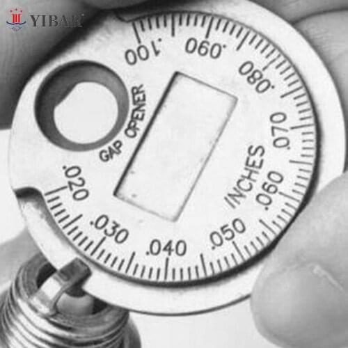 Spark Plug Gap Gauge Tool Measurement Coin-type 0.6-2.4mm Range Spark Plug Gage