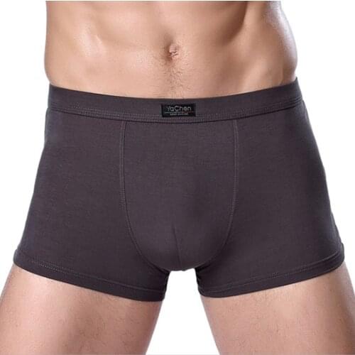 Brand Clothing Mens Underwear Boxer bamboo fiber Casual Male Mens Short Man Underpants Solid Color 1 piece