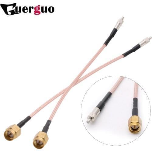 TS9 Female Straight to SMA Male Plug RG316 Coaxial Pigtail Cable Assembly TS9 to SMA RF Connector Extension Cable