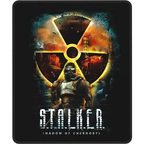 Stalker Shadow Of Chernobyl Funny Mouse Pad Lockedge Soft Mat Rubber Office Home Deco Mat
